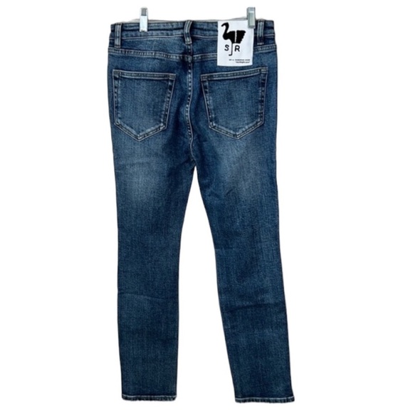 Free People Sandrine Rose The Virgin Label Distressed Jeans Size 27 - Picture 2 of 9